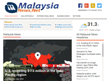 Tablet Screenshot of malaysianews.net